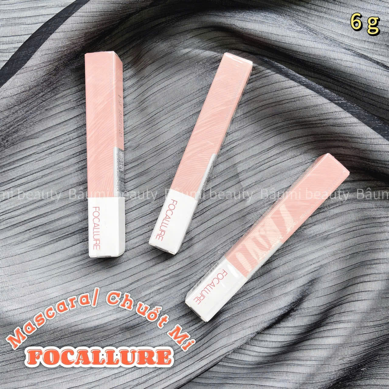 Mascara/ Chuốt mi Focallure giúp lông mi dài cong, tơi và đều với đầu cọ 3mm