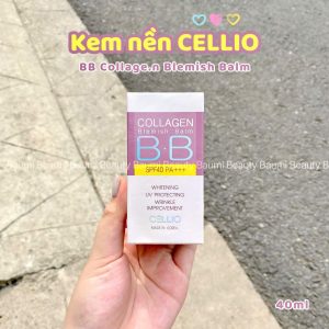 Kem nền BB mỏng nhẹ, tự nhiên Collagen Cellio SPF40/ PA+++ 40ml - Hàn Quốc