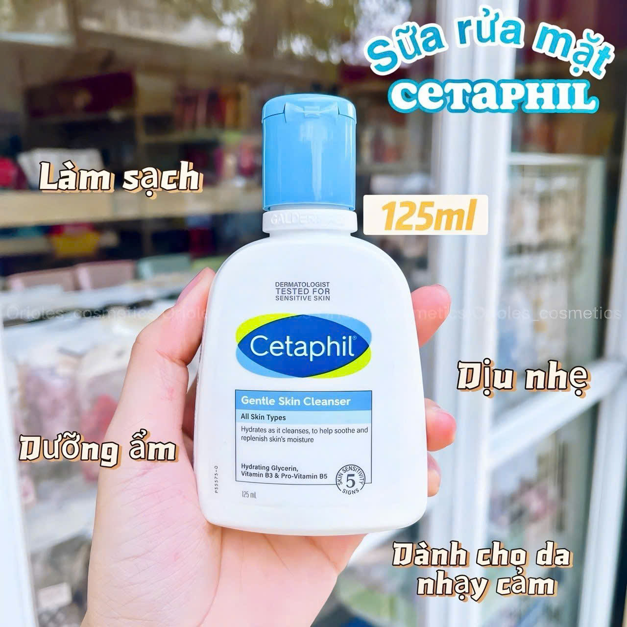  Gel rửa mặt Cetaphil dịu nhẹ an toàn lành tính dùng được cho trẻ em 125ml - Canada