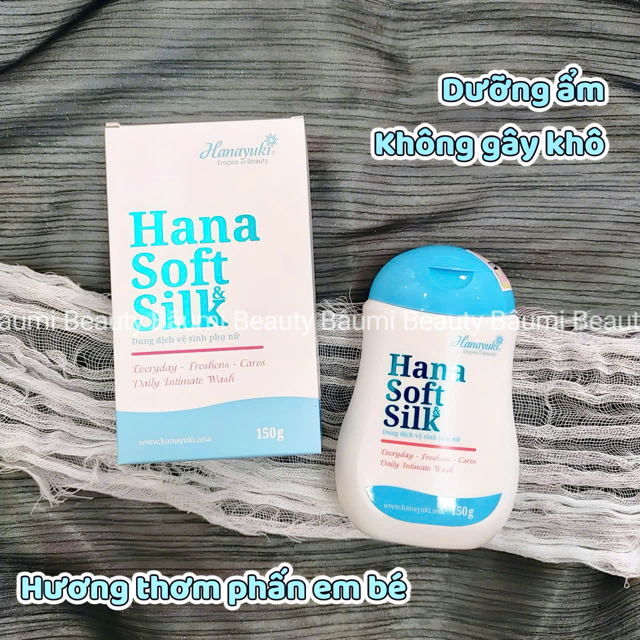 Dung dịch vệ sinh dạng gel Hanayuki VB Soft & Silk 150g - Việt Nam