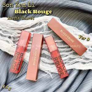 [ Ver.9 ] Son Kem Lì Black Rouge Air Fit Velvet Acoustic Mood 4.5g - Hàn Quốc #A50