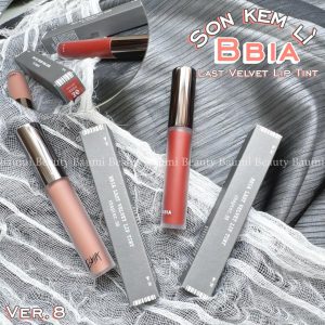 [ Ver.8 ] Son kem lì bbia Last Velvet Lip Tint 5g - Hàn Quốc #34 Feign Calm