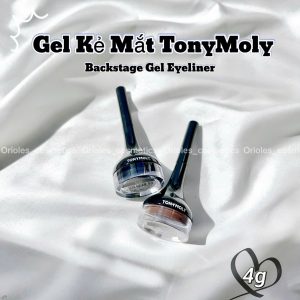 Kẻ mắt chống trôi dạng sáp chấm + kèm cọ vẽ mắt Tony Moly 4g - Hàn Quốc #01 đen