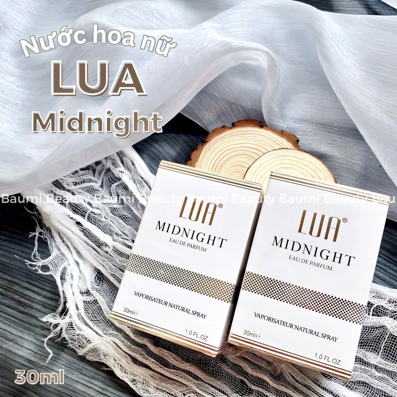 Nước hoa nữ LUA Midnight Eau de parfum Vaporisateur Natural Spray 30ml - Việt Nam