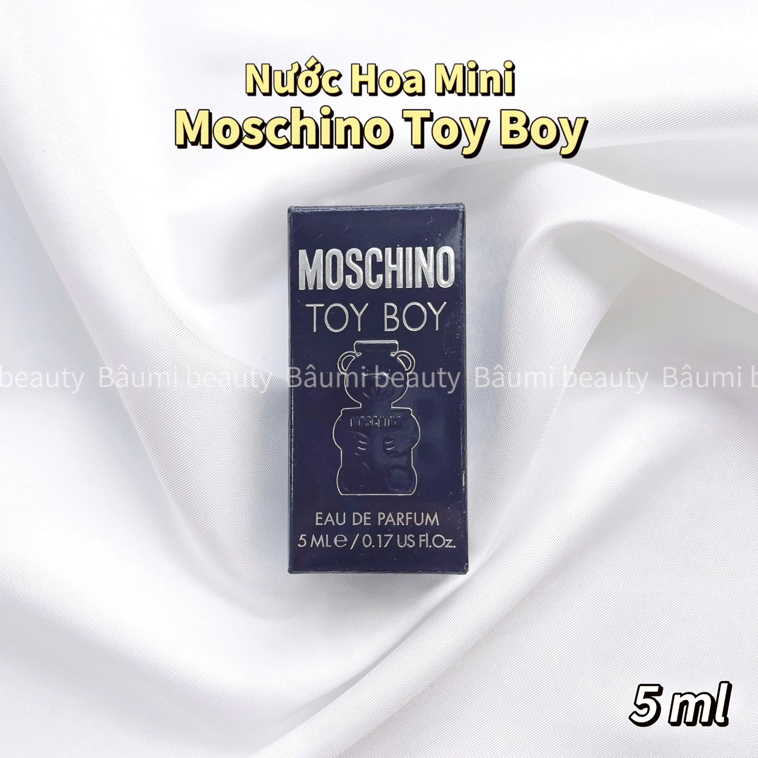 ( Minisize ) Nước hoa Moschino Toy Boy đen EDP 5ml - Ý #UNISEX