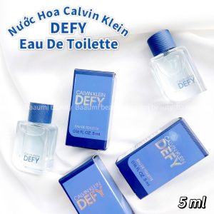 ( Minisize ) Nước hoa CK Calvin Klein Defy Eau De Toilette For Men 5ml - Mỹ