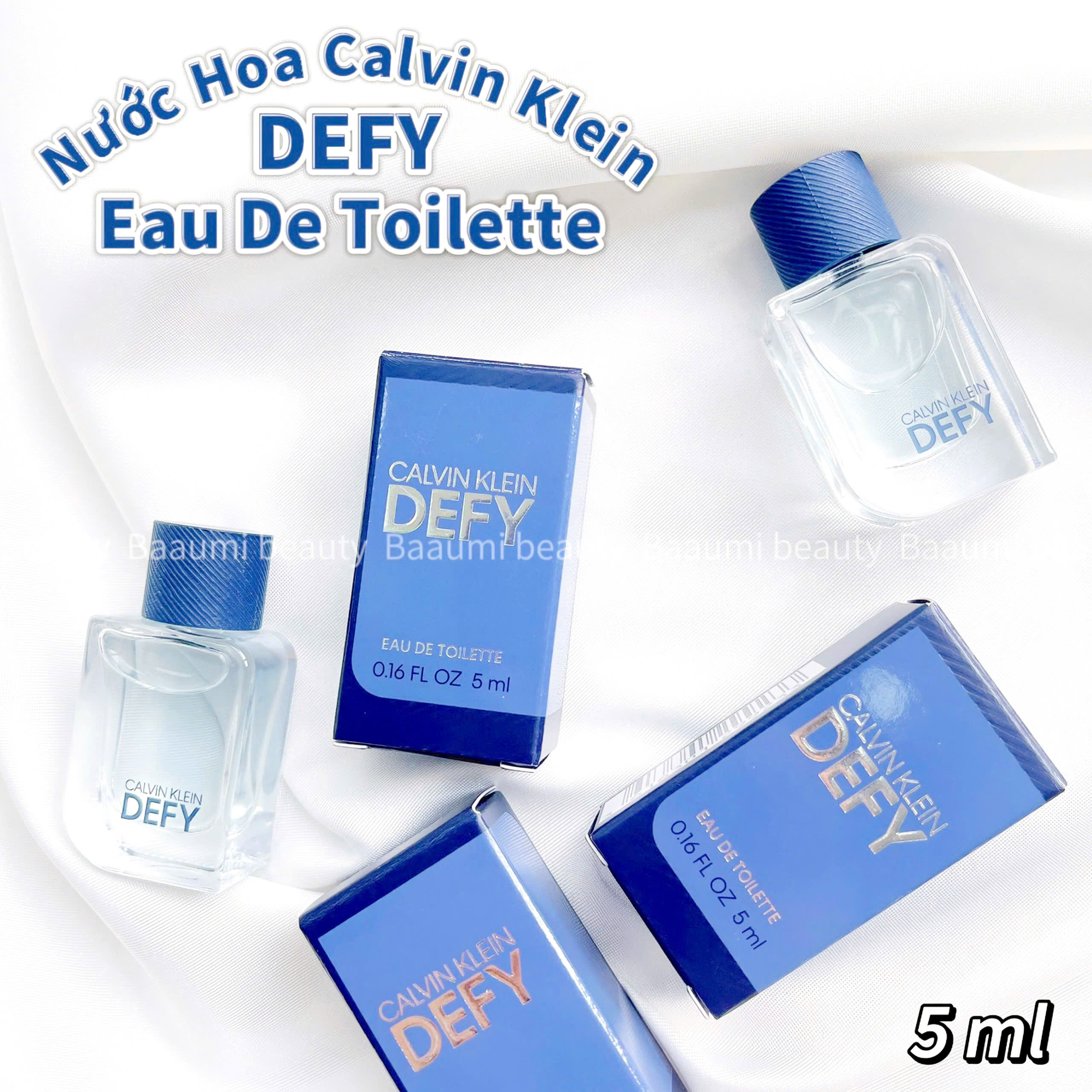 ( Minisize ) Nước hoa CK Calvin Klein Defy Eau De Toilette For Men 5ml - Mỹ