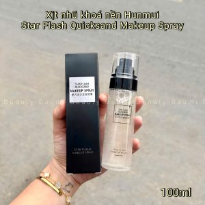 Xịt khoá nền/ giữ lớp makeup, trang điểm lâu trôi có ánh nhũ Hunmui Star Flash Makeup Spray 100ml