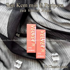 Son kem mịn lì Peripera Ink Velvet Nude 4g - Hàn Quốc #30 Classic nude