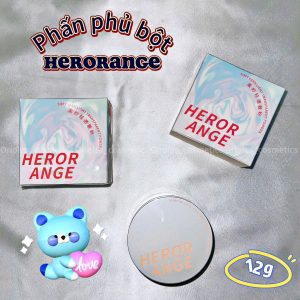 Phấn phủ bột Herorange makeup siêu mịn trong suốt lâu trôi 12g - nội địa Trung #F01 : Trong suốt