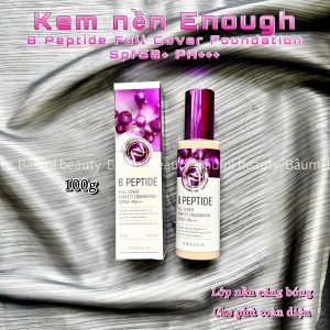 Kem nền dưỡng ẩm, mỏng nhẹ Enough Premium Foundation 100ml - Hàn Quốc #tím 21: tone màu tự nhiên