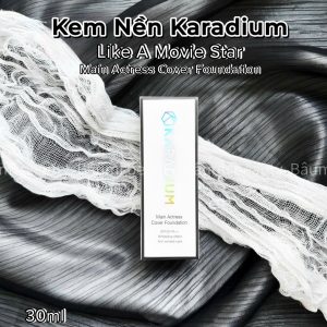 Kem nền che phủ cao Karadium Main Actress Cover Foundation 30ml - Hàn Quốc #23 tone trung bình