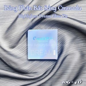 Bảng phấn bắt sáng 4 ô siêu mịn, chống thấm nước CMAADU Highlighter Dream Glow Kit 10g