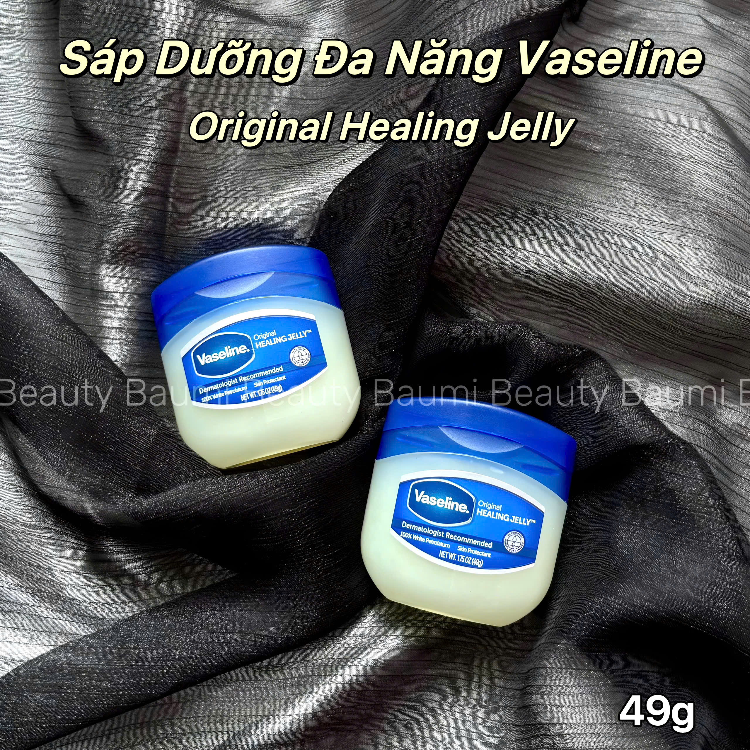 Sáp dưỡng đa năng, dưỡng môi,mi Vaseline Healing Jelly 49g - Mỹ