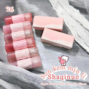 Son kem lì Shaqinuo Light Sweet soft mist lip glaze 2g - nội địa Trung #01