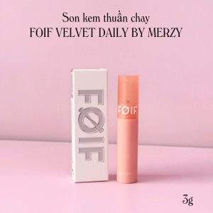 Son Tint Lì Thuần Chay, Mịn Mượt Lâu Trôi Foif Daily Velvet Tint 3g - Hàn Quốc #VT01
