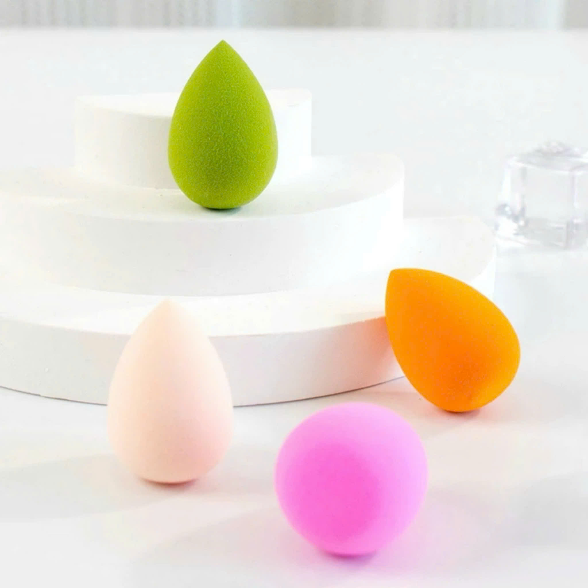 ( Lẻ 1 cái ) Bông mút mini hình quả bầu/giọt nước nhỏ gọn BMMN5
