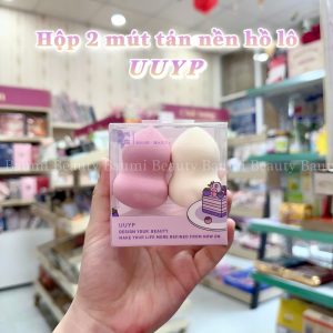 ( Hộp 2 cái ) Bông mút trang điểm tán kem nền makeup hình hồ lô UUYP Design Your Beauty
