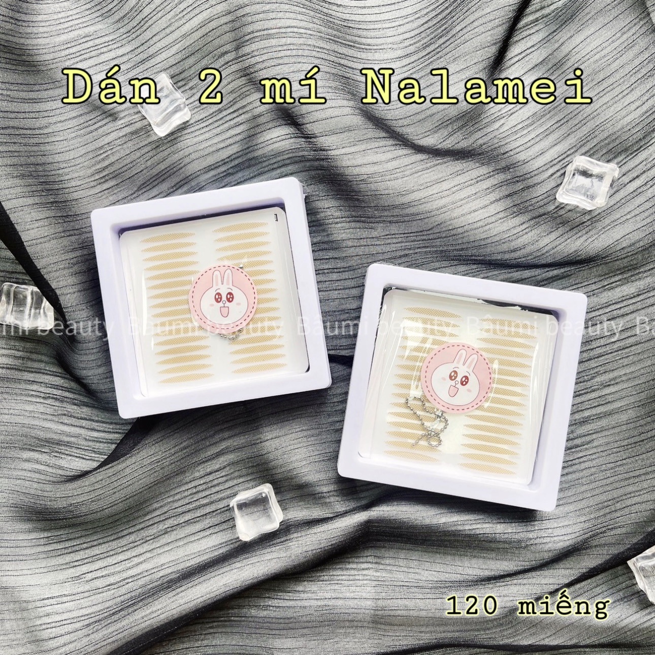 Hộp 120 miếng dán tạo mí size tự nhiên chống thấm nước hỗ trợ trang điểm Nalamei Beauty Tools Double Eyelid Tap