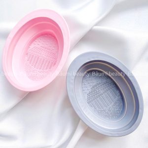 Miếng silicone vệ sinh cọ trang điểm gấp gọn, tiện dụng VSCGG45