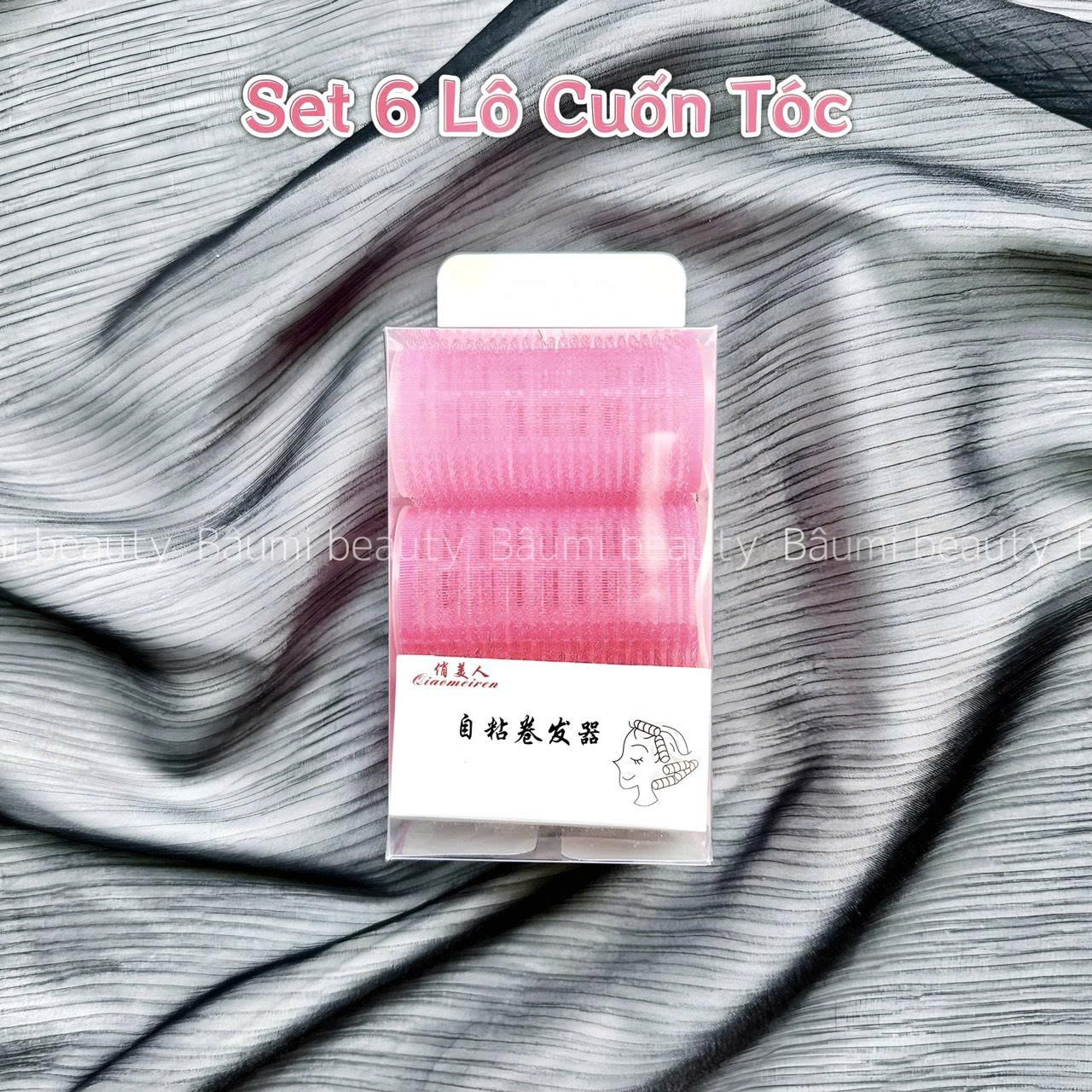 Hộp 6 lô cuốn tự dính tạo kiểu không nhiệt Qiaomeiren nhiều size