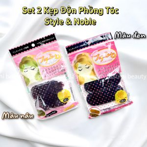 Set 2 miếng kẹp độn phồng chân tóc tự nhiên nhỏ gọn - Nhật Bản