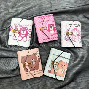 Ví gập cúc hoạ tiết hoạt hình dễ thương VGC42