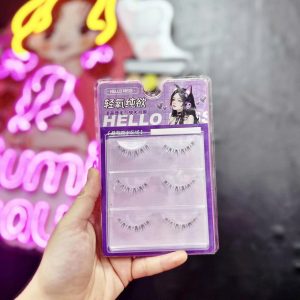 [ 3 cặp ] Mi dưới tự nhiên 3 hàng nhiều mẫu makeup Douyin MD3C40