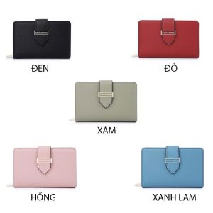 Ví nữ cầm tay Tailian dáng ngang size 14cm nhiều ngăn, màu trơn thanh lịch,sang trọng Classic & Modern VNTL49