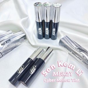 Son kem lì mịn mượt nhẹ môi bền màu Merzy Cyber Mellow Tint 4g - Hàn Quốc #CM1