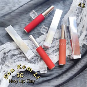 Son Kem Siêu Lì Mịn Môi BA C E Hazy Lip Clay - Hàn Quốc #Butter Beige