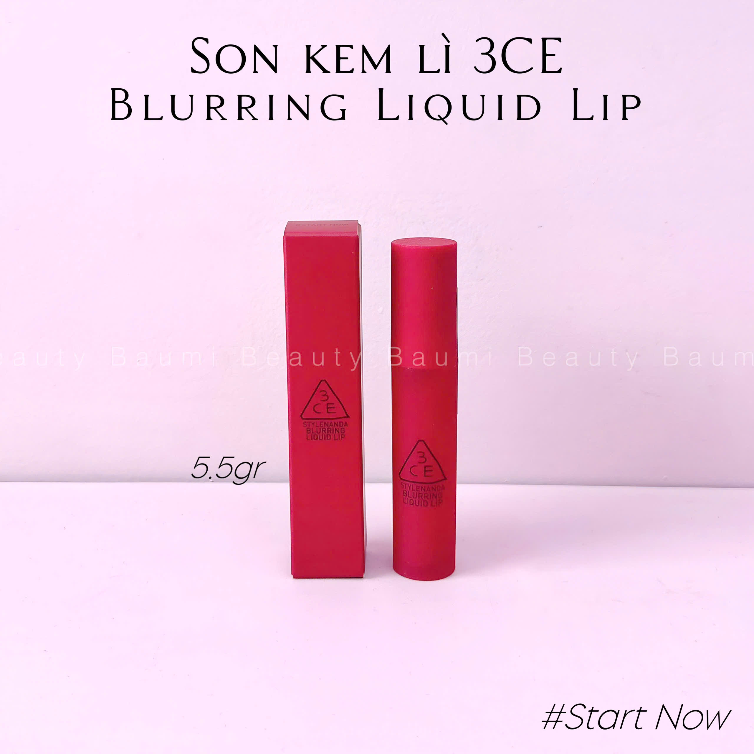 Son Kem Lì Mịn Môi BA C E Blurring Liquid Lip 5.5gr - Hàn Quốc #Start Now