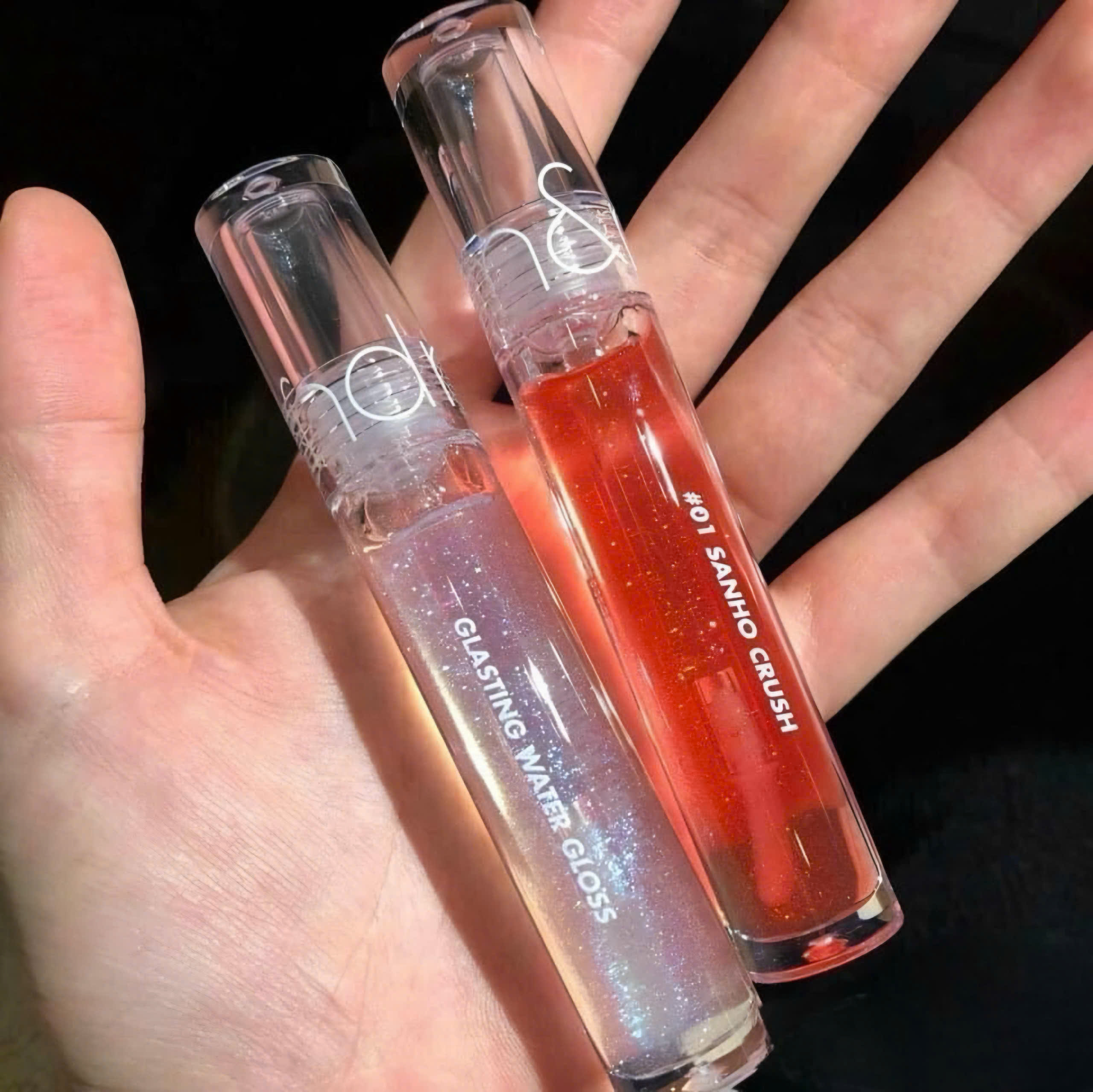 Son bóng không màu Romand Glasting Water Gloss 4.3g - Hàn Quốc #00 Meteor Track