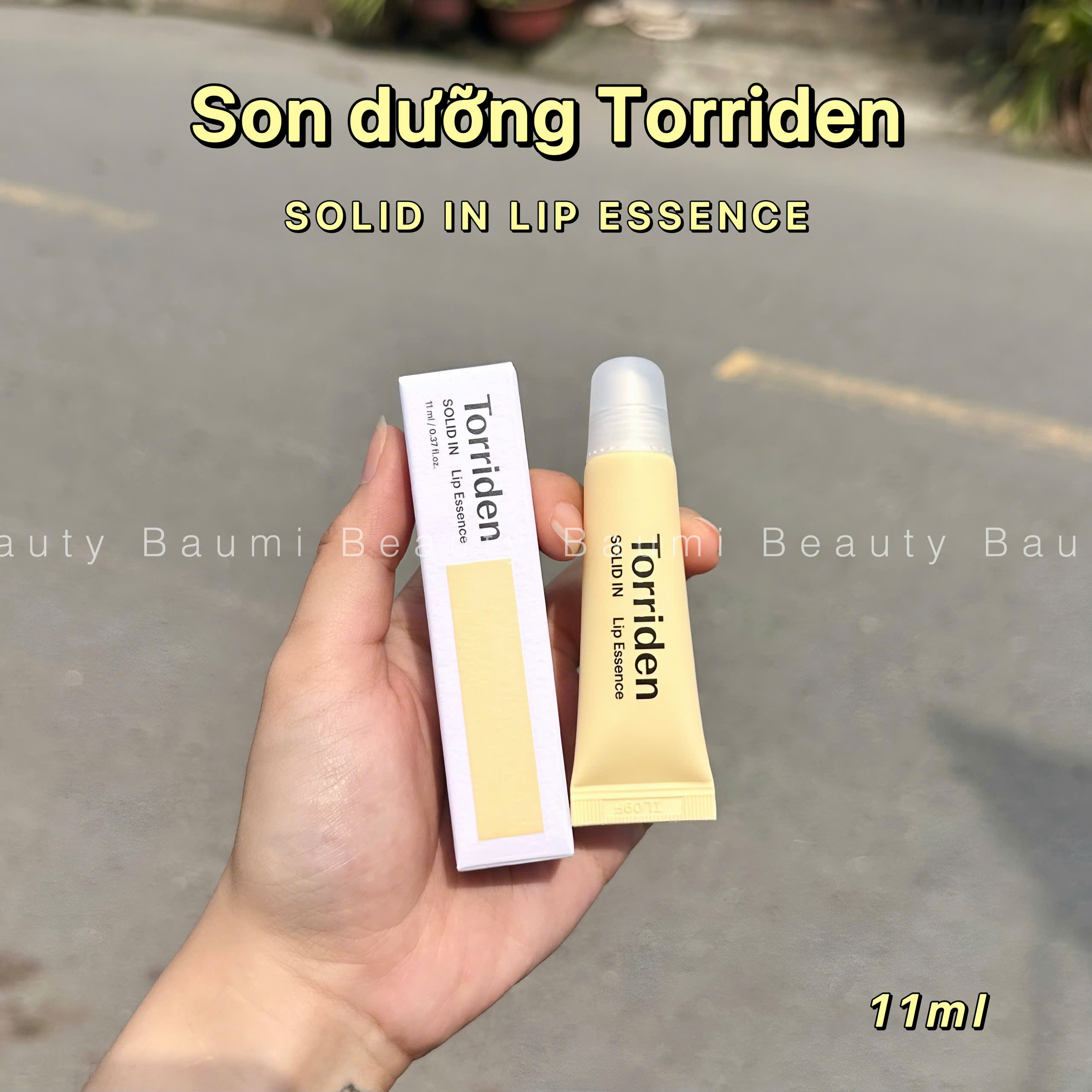 Tinh chất/ son dưỡng môi căng mọng, cấp ẩm Torriden Solid In Lip Essence 11ml - Hàn Quốc