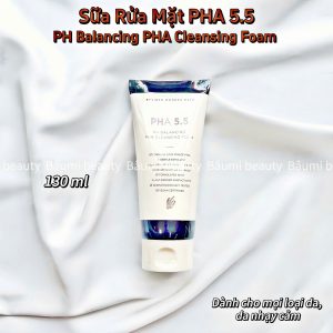 Sữa rửa mặt thuần chay dịu nhẹ Byvibes Wonder Bath PHA 5.5 PH Cleansing Foam 130ml - Hàn Quốc