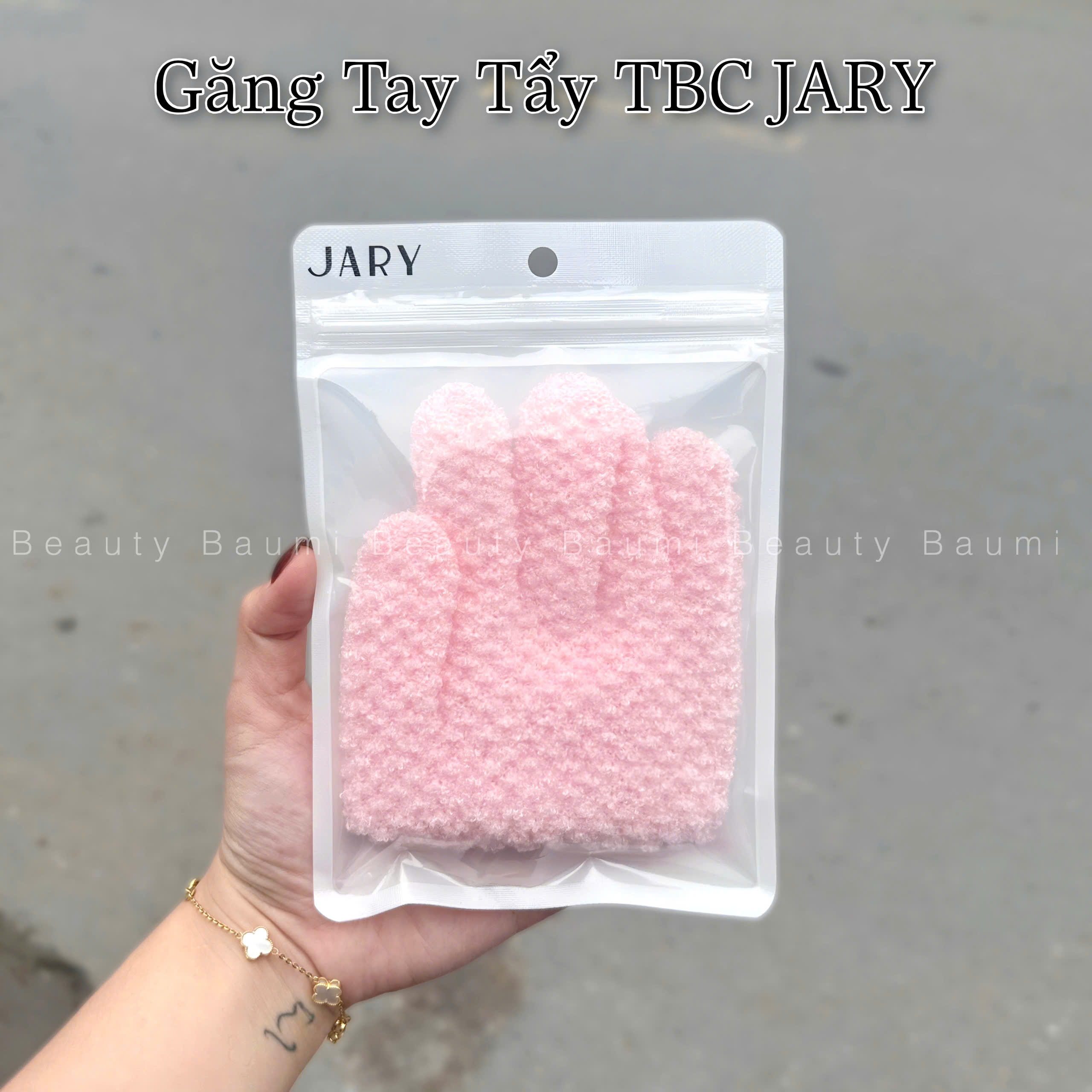 ( Lẻ 1 chiếc ) Găng tay tẩy tế bào chế t dày JARY Body Exfoliating Massage Gloves