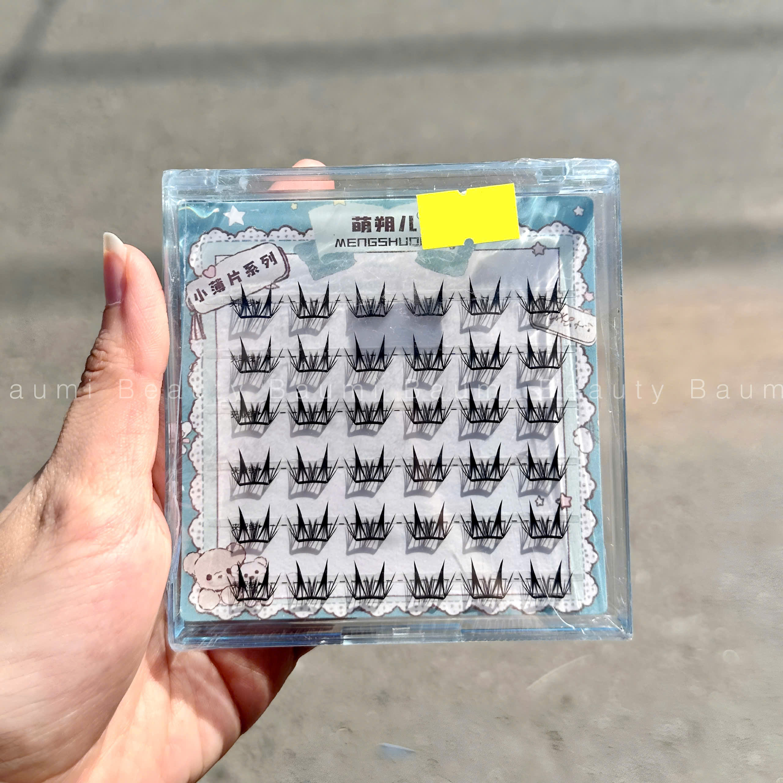 ( Lẻ 1 hộp ) Hộp Mi Cụm Rời Keo Sẵn – Mi Tự Gắn Nhanh 5s – Siêu Tự Nhiên – Nhiều Cụm – Không Cộm, Siêu Bám MCKS45