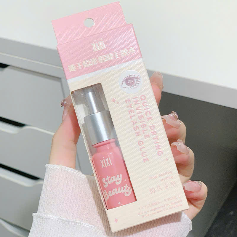 Keo dán mi trong suốt nhanh khô,chống thấm nước Xixi Stay Beauty Quick Drying Invisible Eyelash Glue 12ml - nội địa Trung