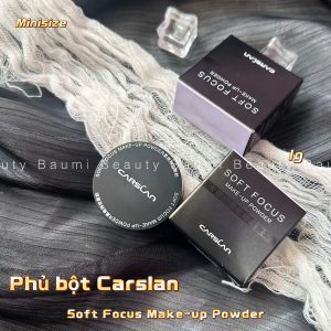 (Minisize) Phấn phủ bột kiềm dầu, nâng tone nhẹ nhàng Carslan Soft Focus Make Up Powder 1g - nội địa Trung #01 - Tím