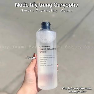 Nước tẩy trang thông minh sạch sâu Caryophy Smart Cleansing Water 500ml - Hàn Quốc #kiềm dầu , ngừa mụn