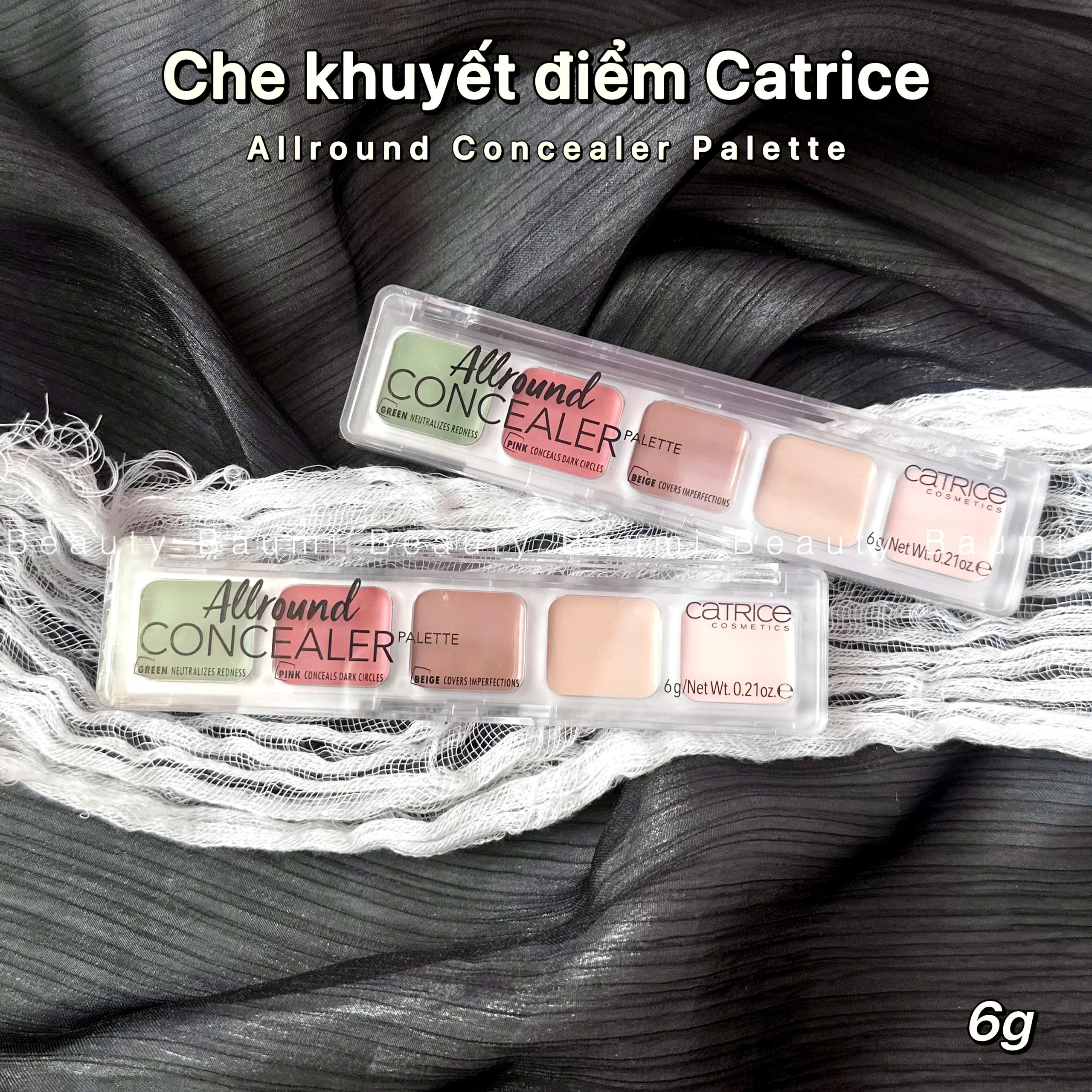 Bảng Che Khuyết Điểm/ T riệ t Sắc 5 Ô Catrice Allround Concealer Palette 6g - Đức