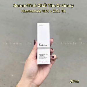 Tinh chất/ Serum The Ordinary ngăn mụn, kiềm dầu, se khít lỗ chân lông Niacinamide 10%  + Zinc 1% 30ml - Canada