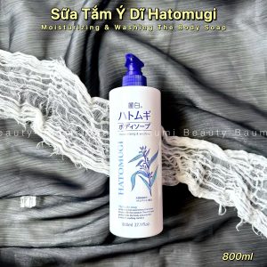 Sữa tắm Ý Dĩ Hatomugi dưỡng trắng, dưỡng ẩm mịn làn da 800ml - Nhật Bản