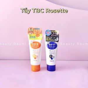 Tẩy tế bào chết dạng gel cho mặt, lành tính, dịu nhẹ Rosette Peeling Gel 120gr - Nhật Bản #Cam