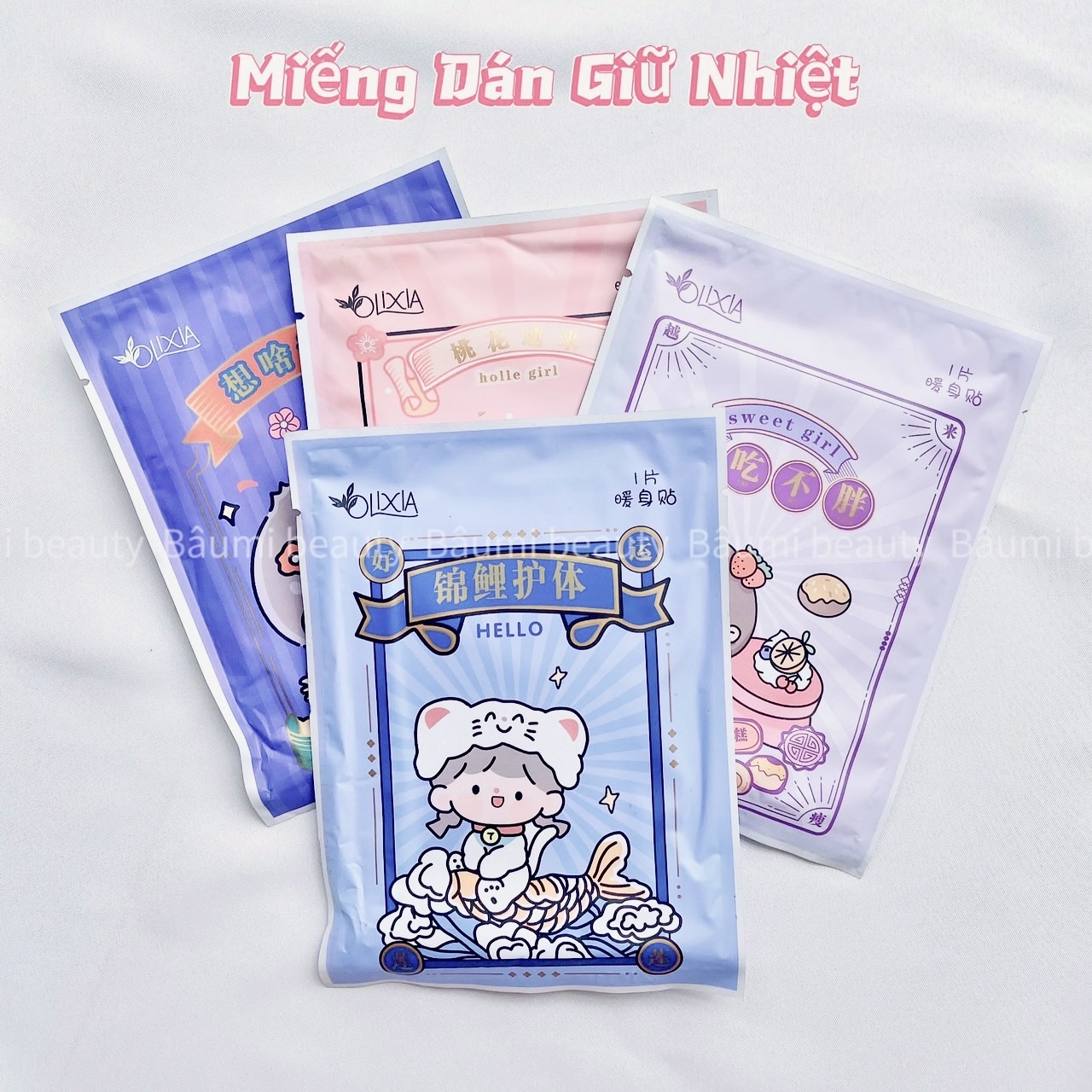 [ Lẻ 1 miếng dùng 1 lần ] Miếng dán chườm nóng giữ nhiệt giảm đau bụng tới tháng, đau bụng kinh, giữ ấm cơ thể trời lạnh