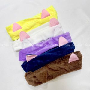 Băng Đô Rửa Mặt Tai Mèo Dễ Thương BD01