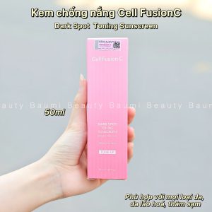 [ Mẫu mới ] Kem chống nắng Cell nâng tông, giảm mờ thâm sạm Fusion C Dark Spot Toning Sunscreen 50ml - dược mỹ phẩm Hàn Quốc