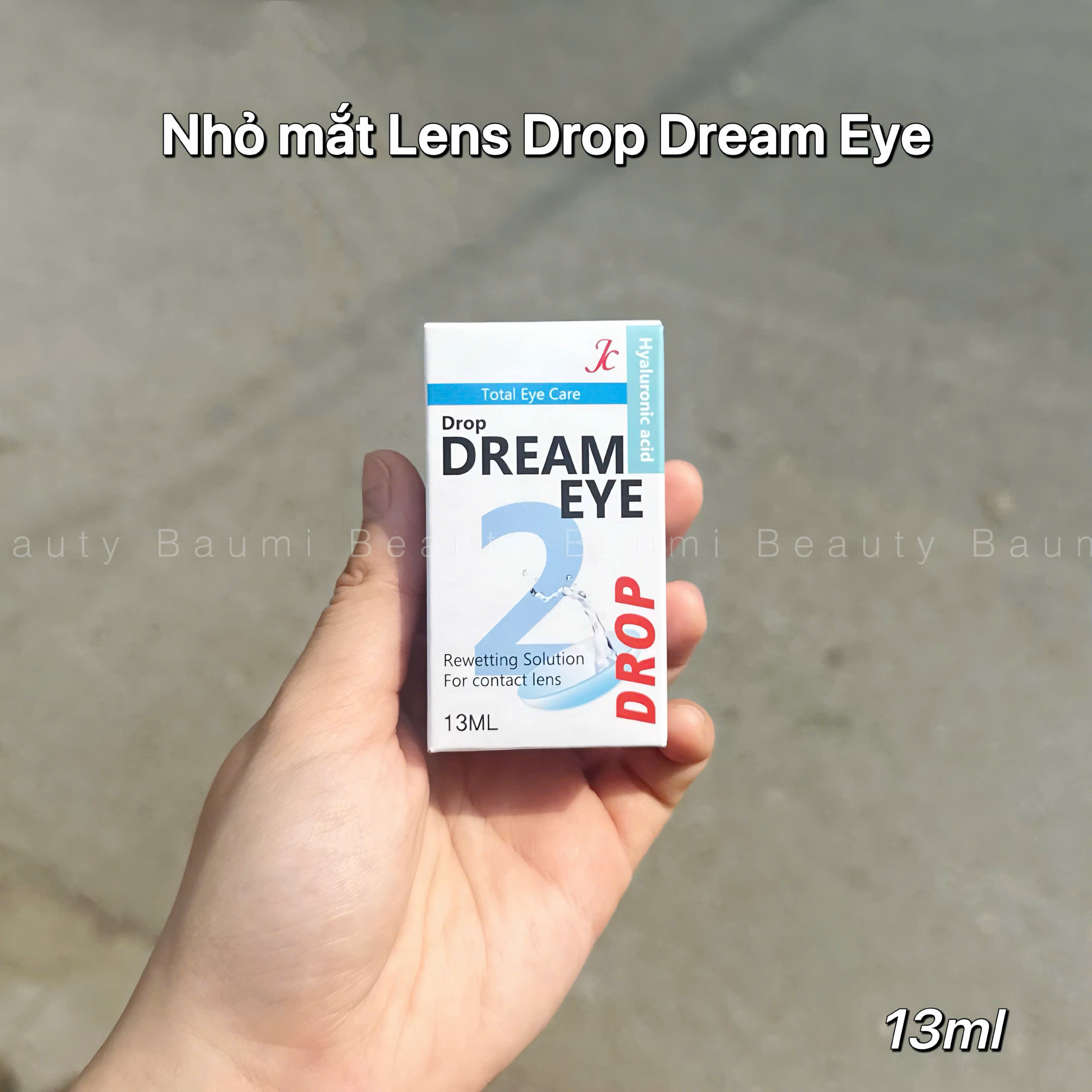 Nước nhỏ mắt đeo lens Drop Dream Eye 13ml - Hàn Quốc