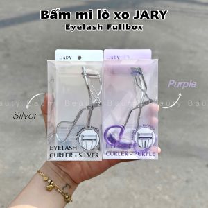 Kẹp bấm mi lò xo thép không rỉ JARY Eyelash Curler Fullbox #Màu Bạc