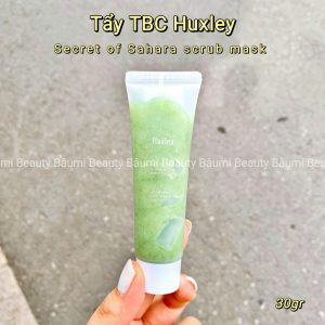 Tẩy tế bào chết chiết xuất xương rồng, gel hạt mịn Huxley Secret Of Sahara Scrub Mask Therapy 30g - Hàn Quốc #Mini 30g